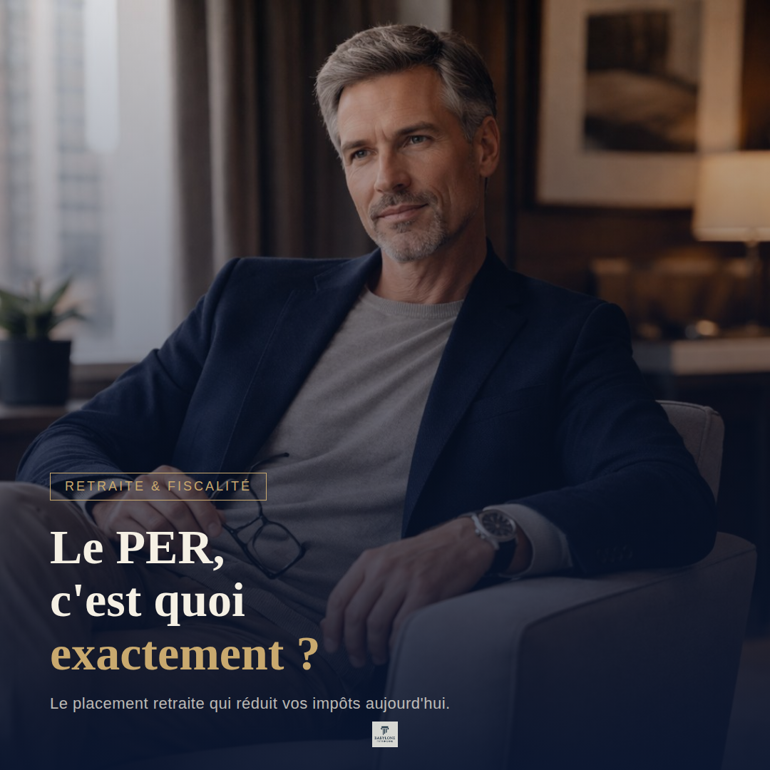 Le Plan d'Épargne Retraite (PER) : mécanisme, fiscalité et stratégies