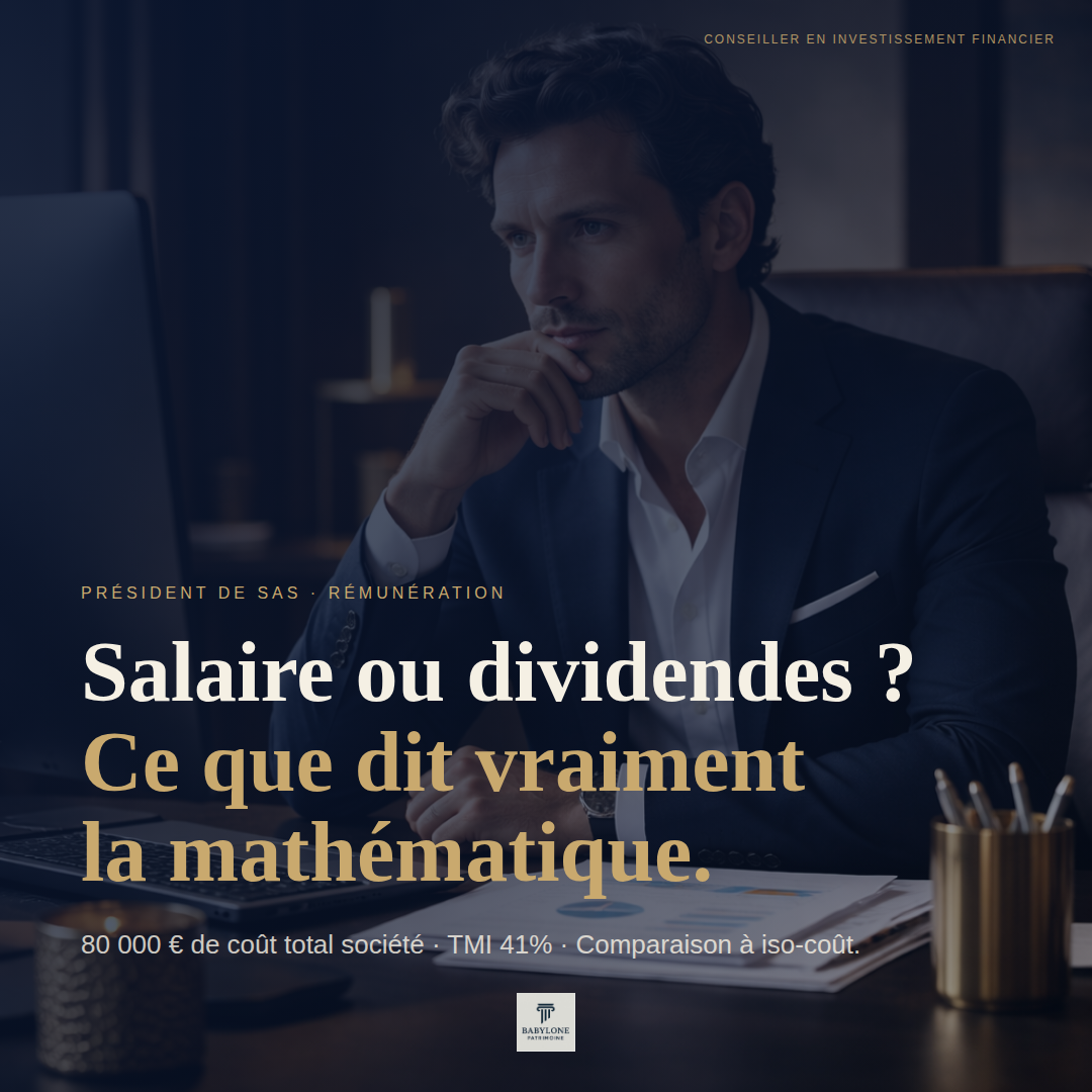 Président de SAS : comment optimiser sa rémunération en 2026